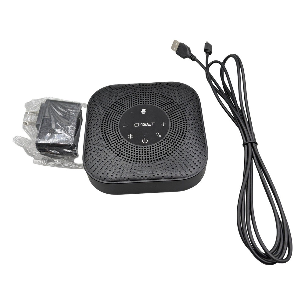 EMEET OfficeCore M0 Plus Bluetooth Speakerphone E1103 Black Conference Mic