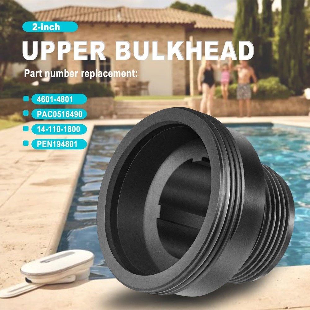 194801 Bulkhead Fitting 2" Replacement for Pool & Spa Filter, Clean & Clear Plus