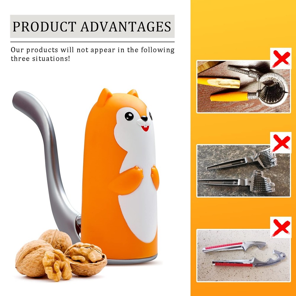 Nut Crackers Walnut Cracker,Pecan Crackers and Picks.Easy Cracking Nuts,Pecan...