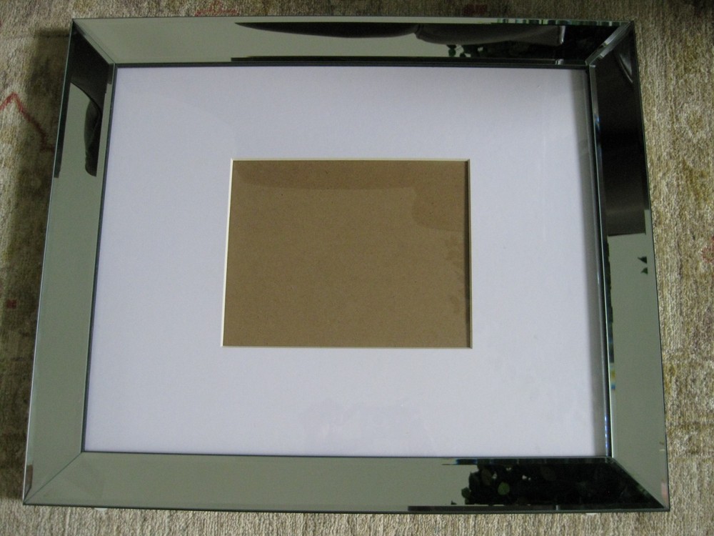 Threshold Style Large Mirrored Picture Rectangle Frame 23 1/2" x 19 1/2 "