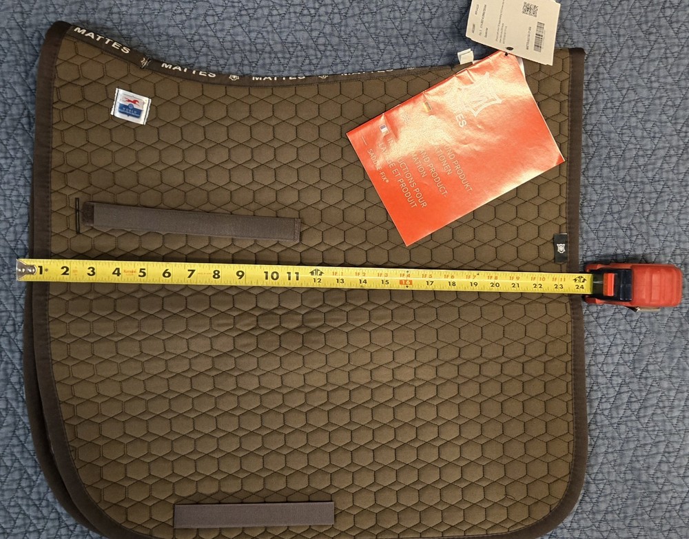 Mattes Quilted Pad Brown Size M