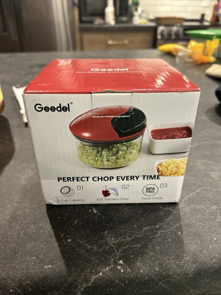 Manual food Chopper hand pull string vegetable cutter portable for garlic ginger