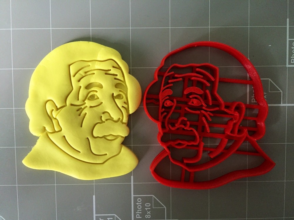 Albert Einstein Cookie Cutter