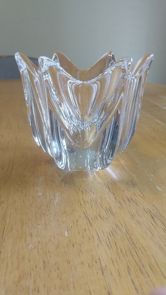 Orrefors Belle Pattern 4" Swedish Crystal Bowl