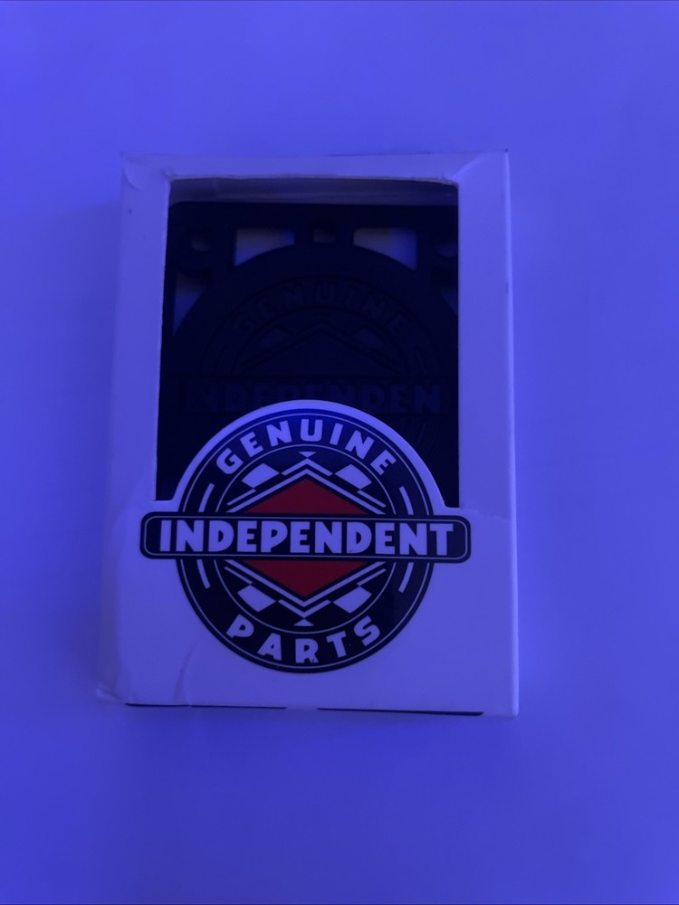 1/8 In Black Pk/2 Riser Pads For Skateboards