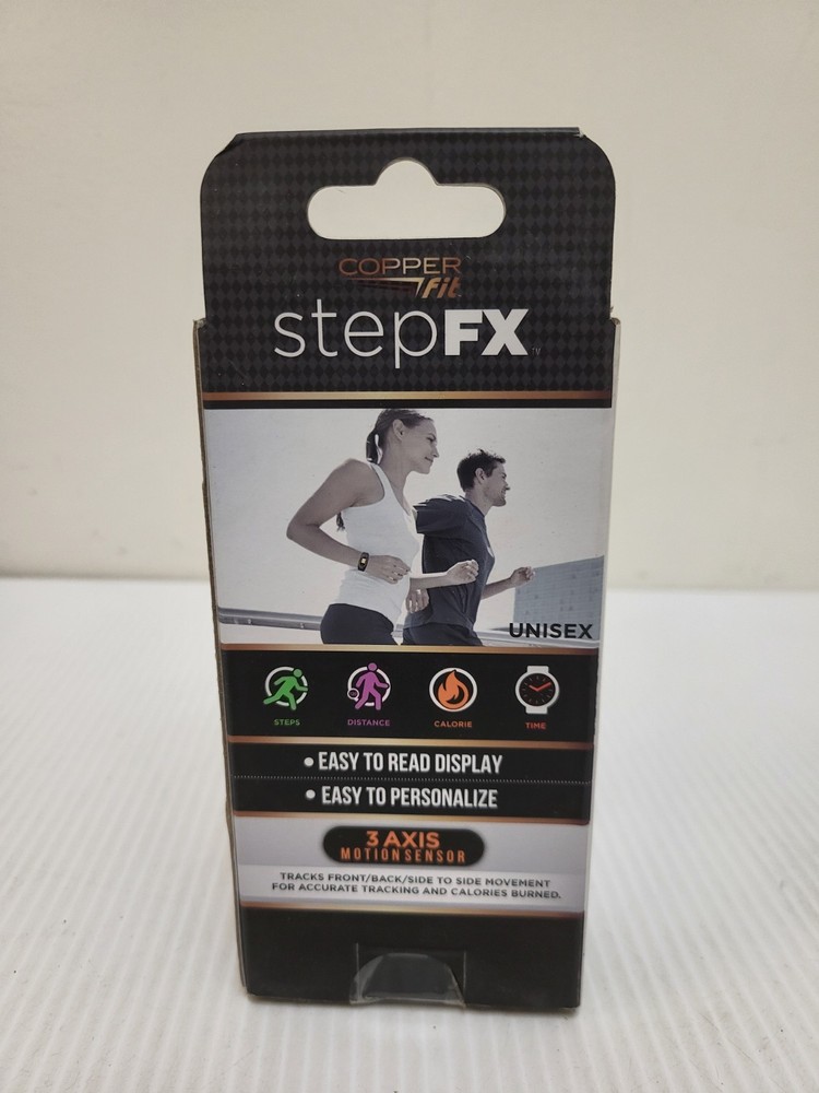 Copper Fit Step FX Activity Tracker Black Watch Unisex