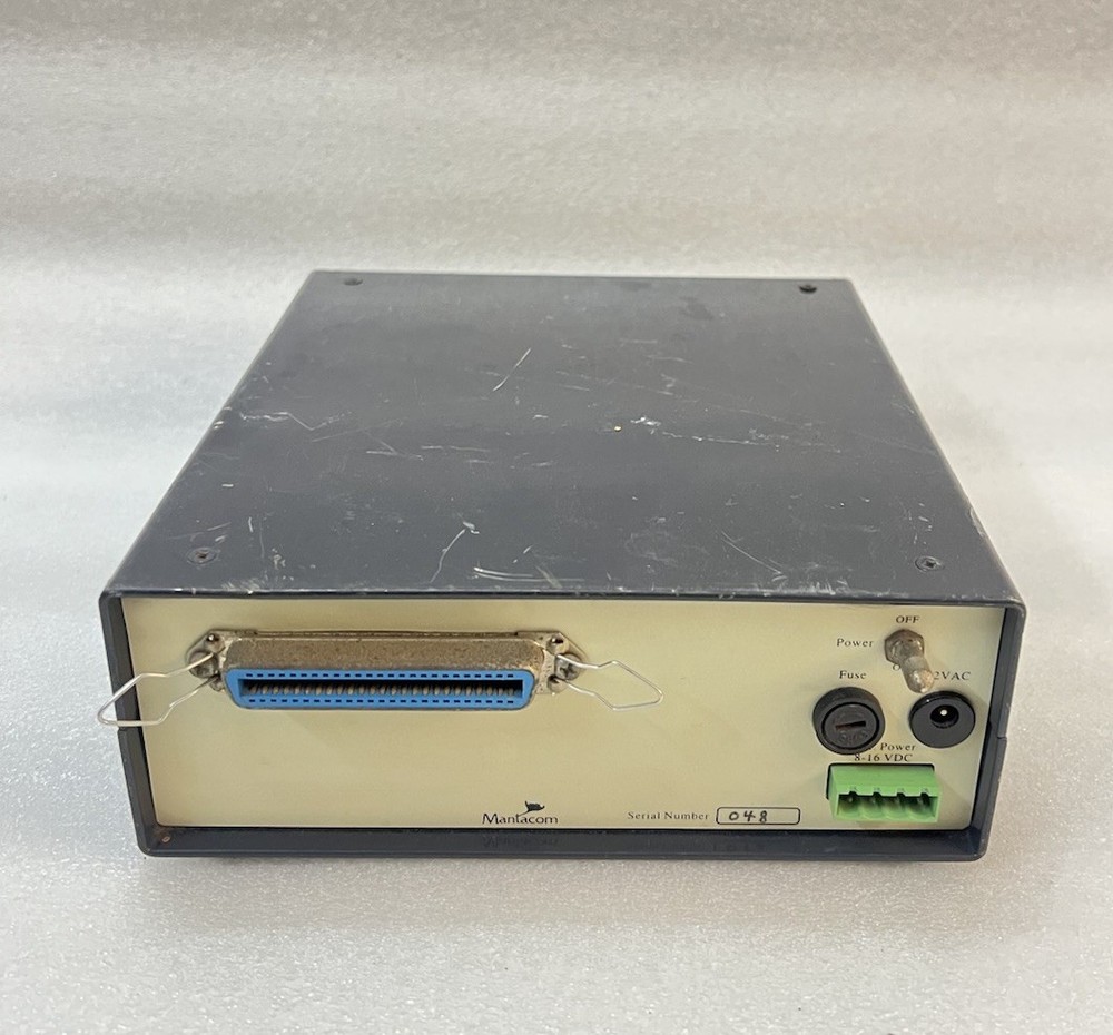 MANTACOM MC-1000 DATA ACQUISITION&MONITIRING SYSTEM