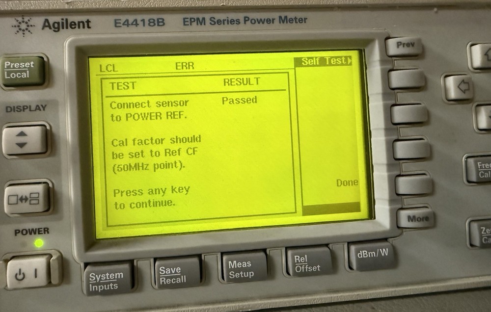 HP / Agilent E4418B EPM Power Meter Tested