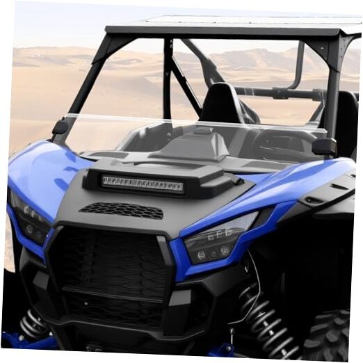 Half Windshield Fit for Teryx KRX 1000, Hard-coated Front Clear Half Windshield