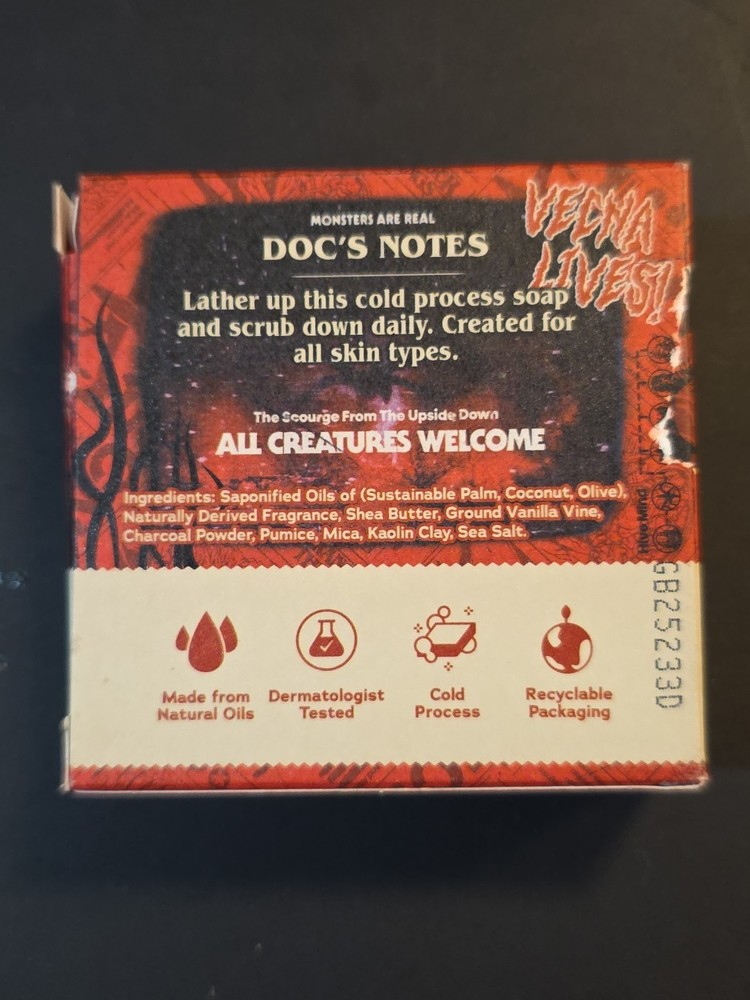 5 Pack -Dr. Squatch Stranger Things Vecna's Curse Soap Limited Edition 5 oz