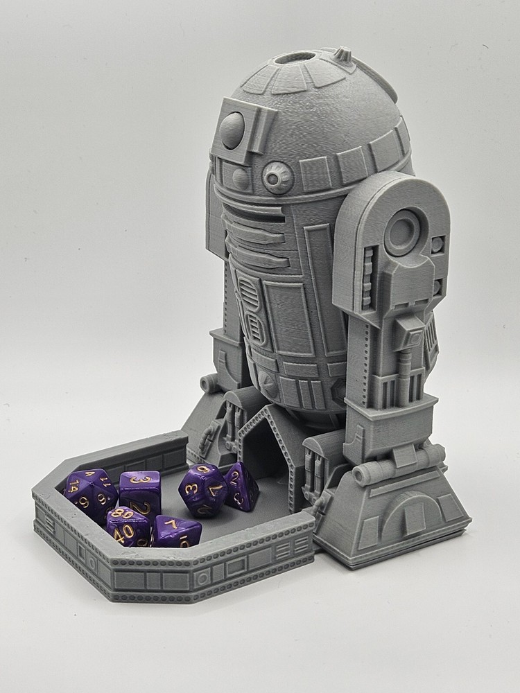 sci fi droid Dice Tower / droid dice roller DnD/Pathfinder/Tabletop RPG