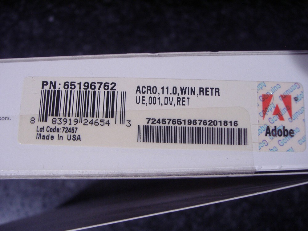 Adobe Acrobat XI 11 Standard Full Version for Windows Licensed for 2 PCs