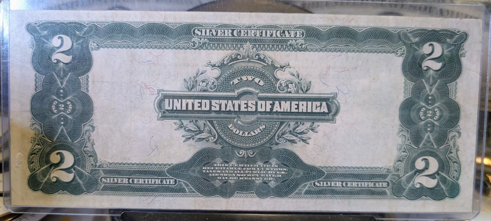 1899 2 silver certificate mini porthole
