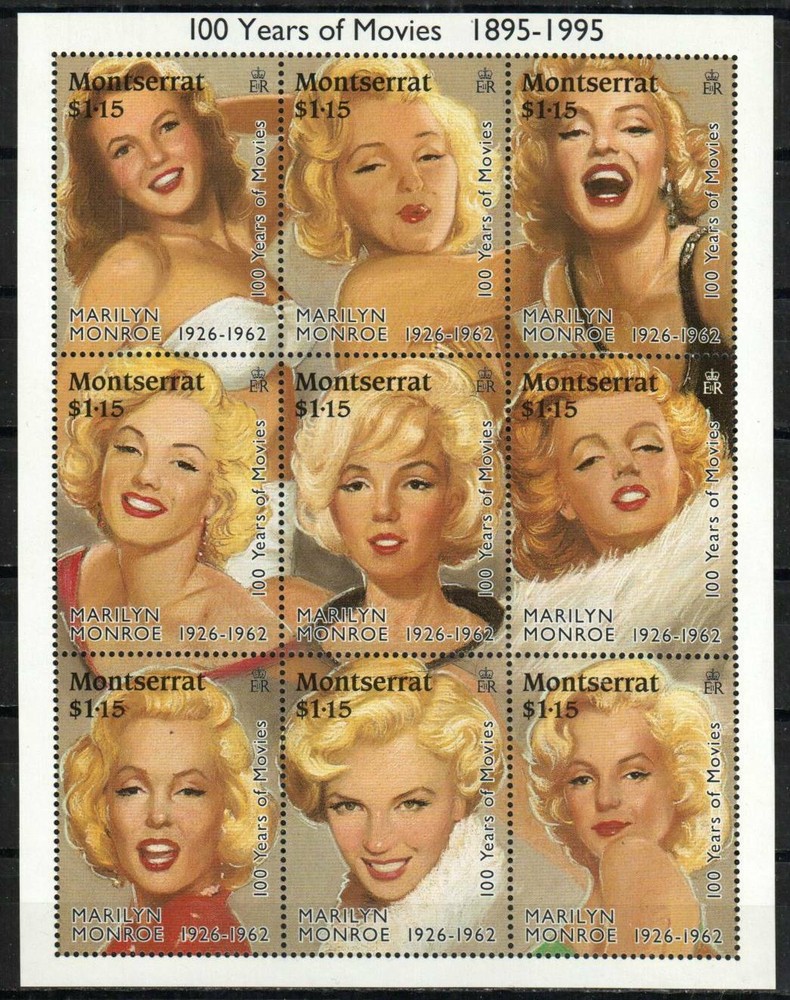 Montserrat Stamp 860 - Motion Pictures centenary
