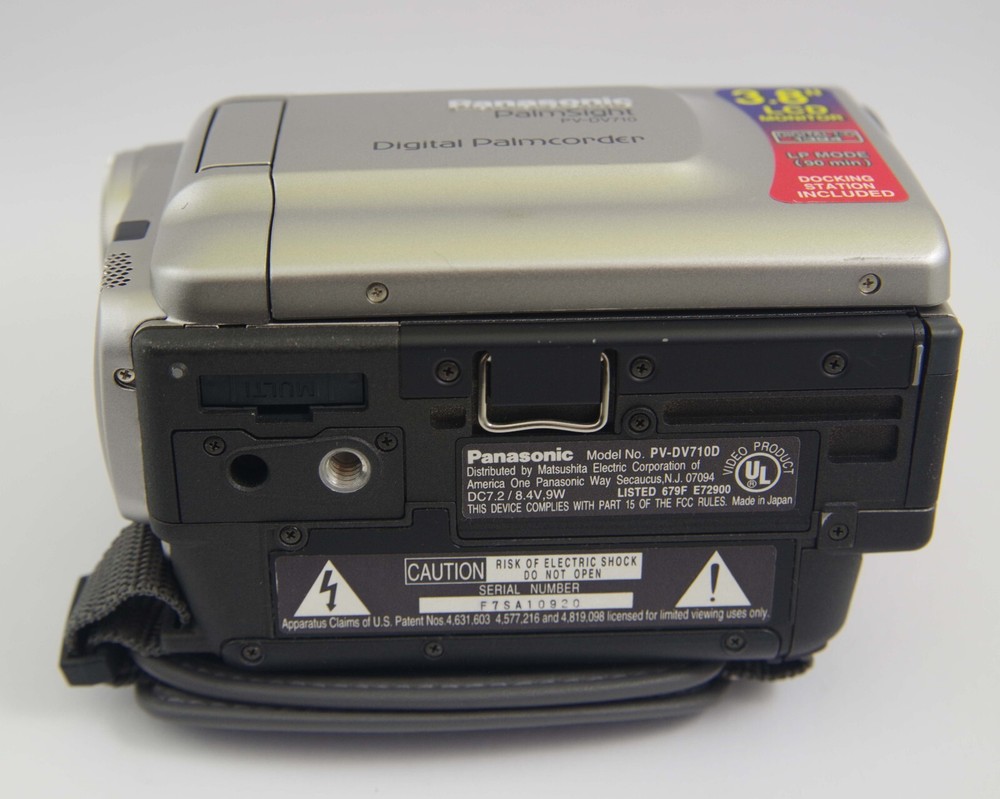 Panasonic PalmSight PV-DV710 PalmCorder-UNTESTED