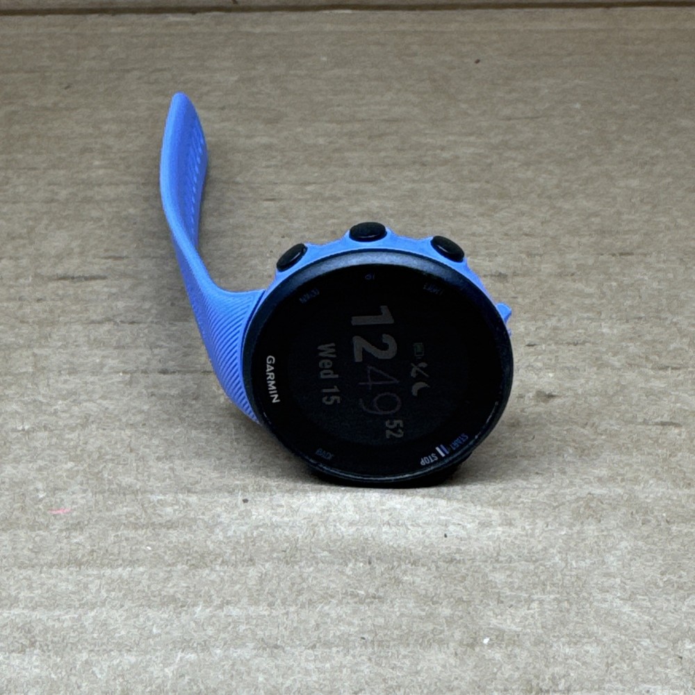 Garmin Forerunner 45s Blue GPS Running Smart Watch - Read Full Description -