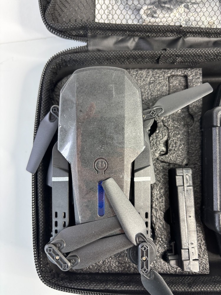 E88 Screen Foldable Drone With Controller Camera Case Ready To Fly! Black