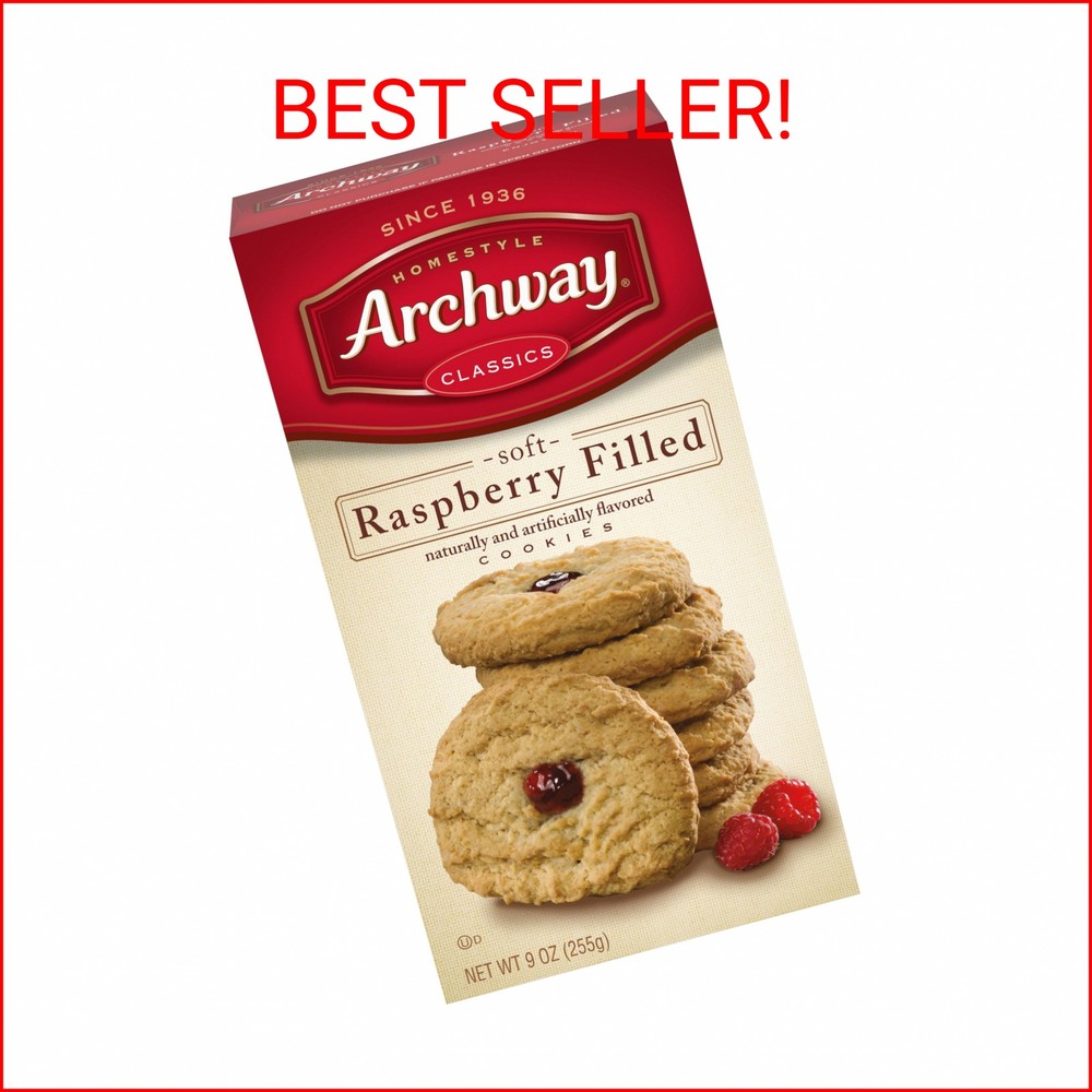 Archway Cookies, Raspberry Filled, 9 Oz
