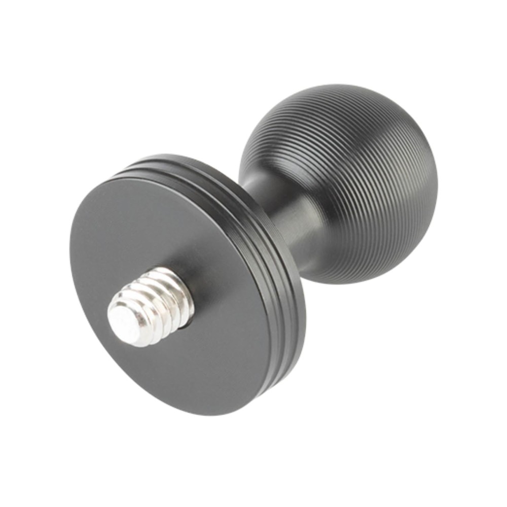 Bulletpoint Aluminum 1/4"-20 Threaded Camera Adapter with Integrated Black