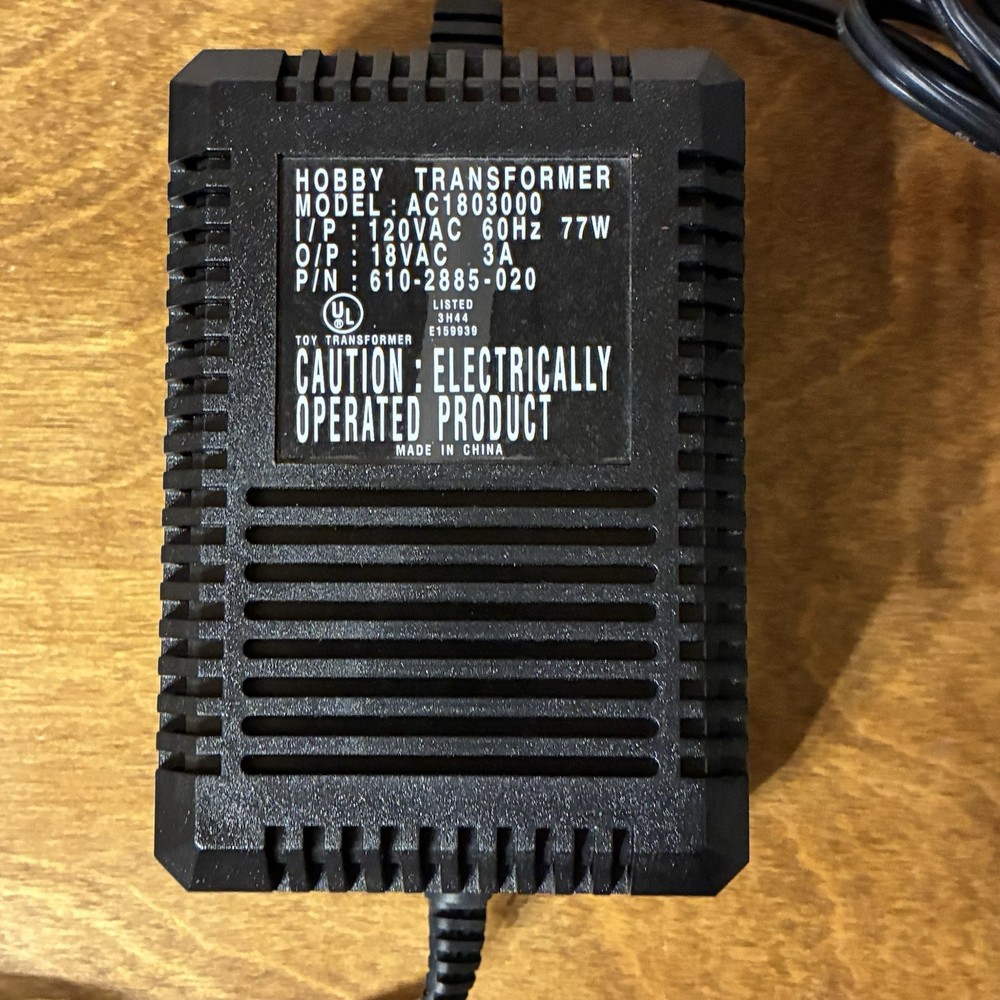 Lionel Train Controller Transformer Power Pack 3A Untested AC180300 JC Penney