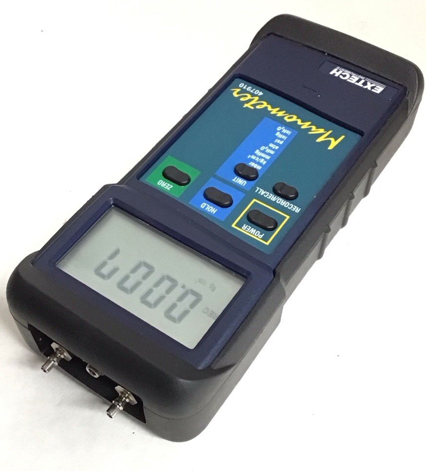 EXTECH 407910 Heavy Duty Differential Pressure Manometer