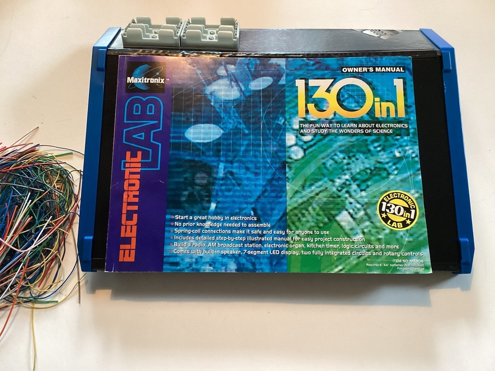 ELECTRONICS-Maxitronics - Science Fair 130 In One - LAB KIT