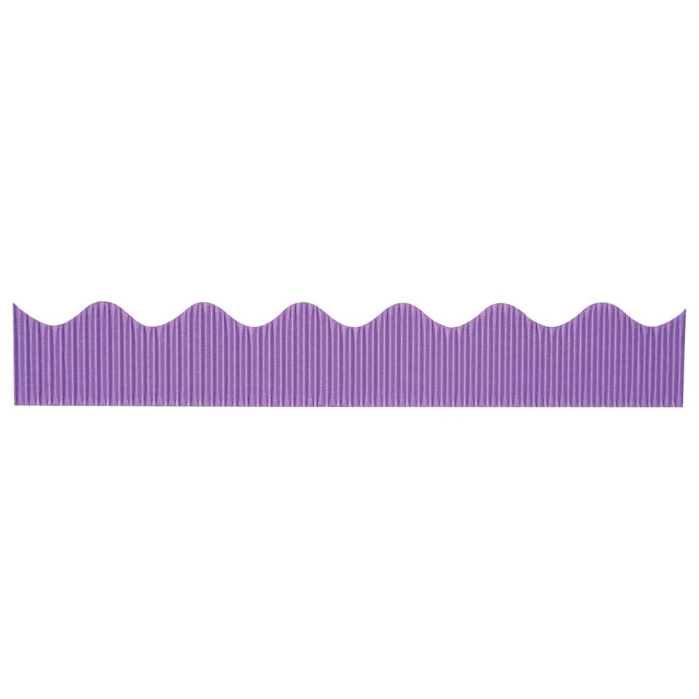 Solid Color Bordette Decorative Borders Violet