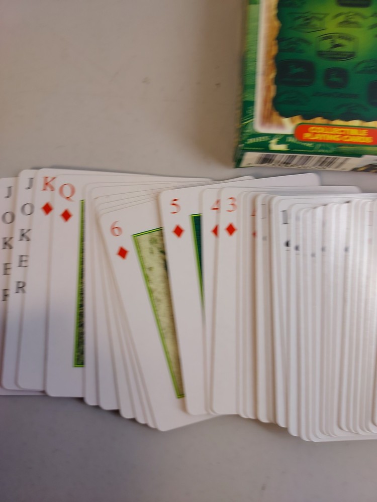 John Deere Playing cards, opened, never Played With