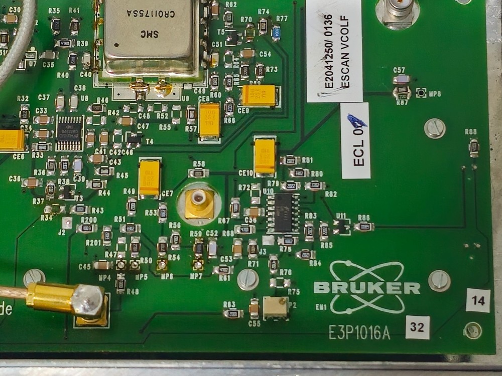 Bruker E3P1016A ESCAN VCOLF RF Microwave Filter Module Assembly