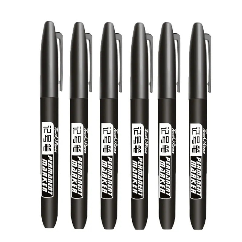 6Pcs Professional Permanent Marker Set