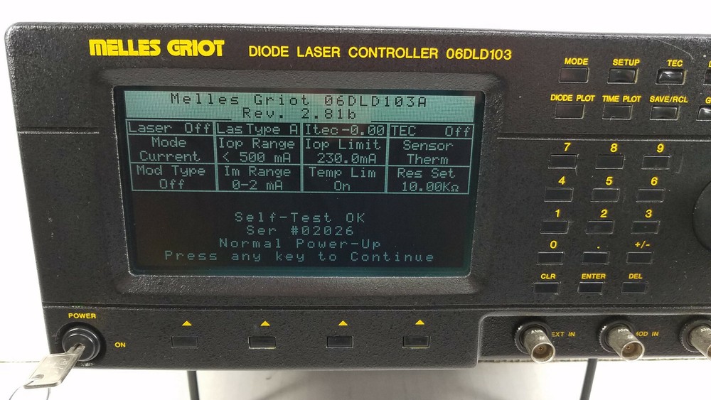 Melles Griot 06DLD103 Diode Laser Driver