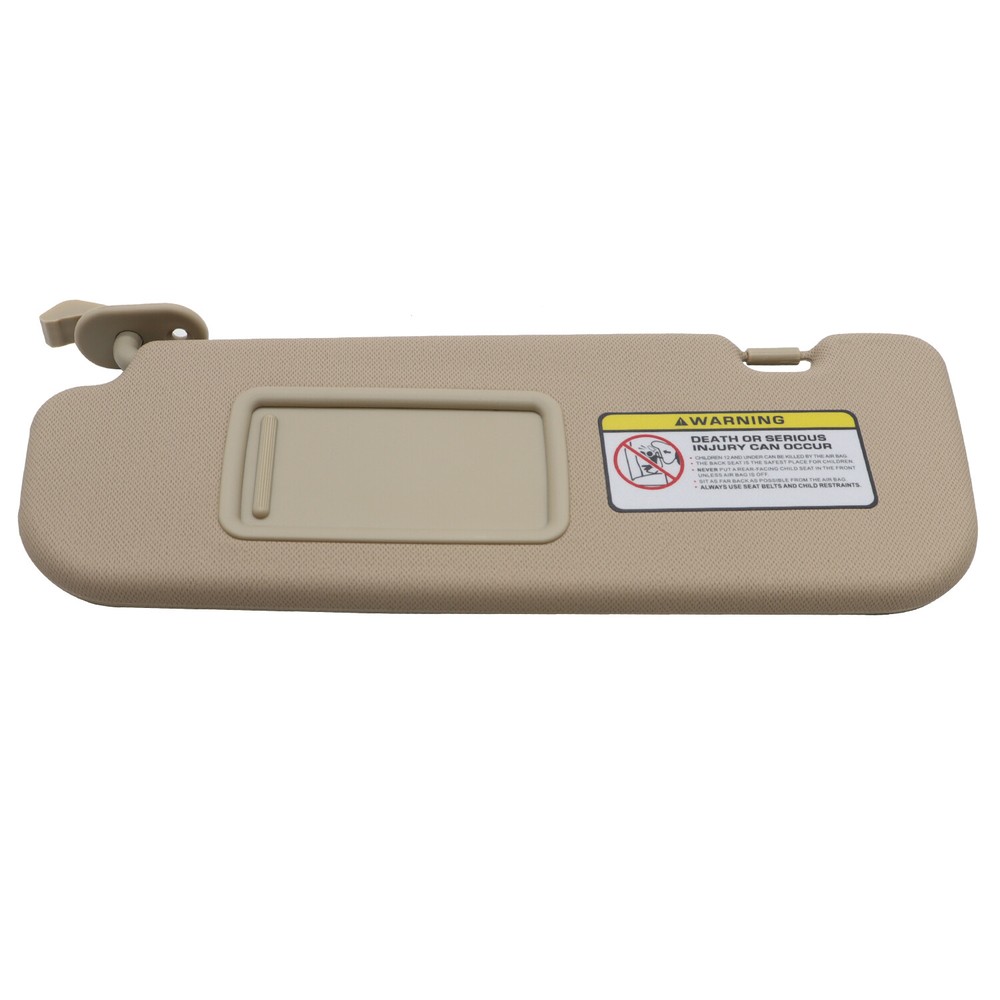 For 2011-2014 Hyundai Elantra Left Driver Side Sun Visor Beige w/Mirror