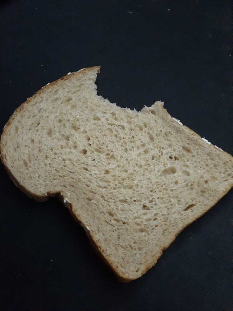 slice of bread slightly used