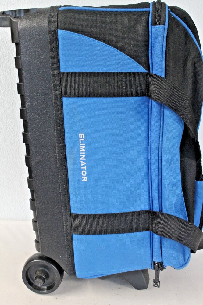Strikeforce KR Eliminator Double Roller Bowling Bag-Blue 8920-02 (READ)