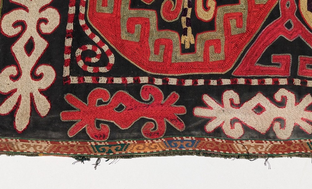 Uzbek Hand Embroidered Mafrash Side Panel