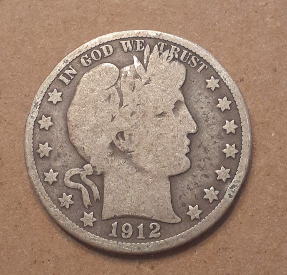 1912 D   BARBER HALF DOLLAR