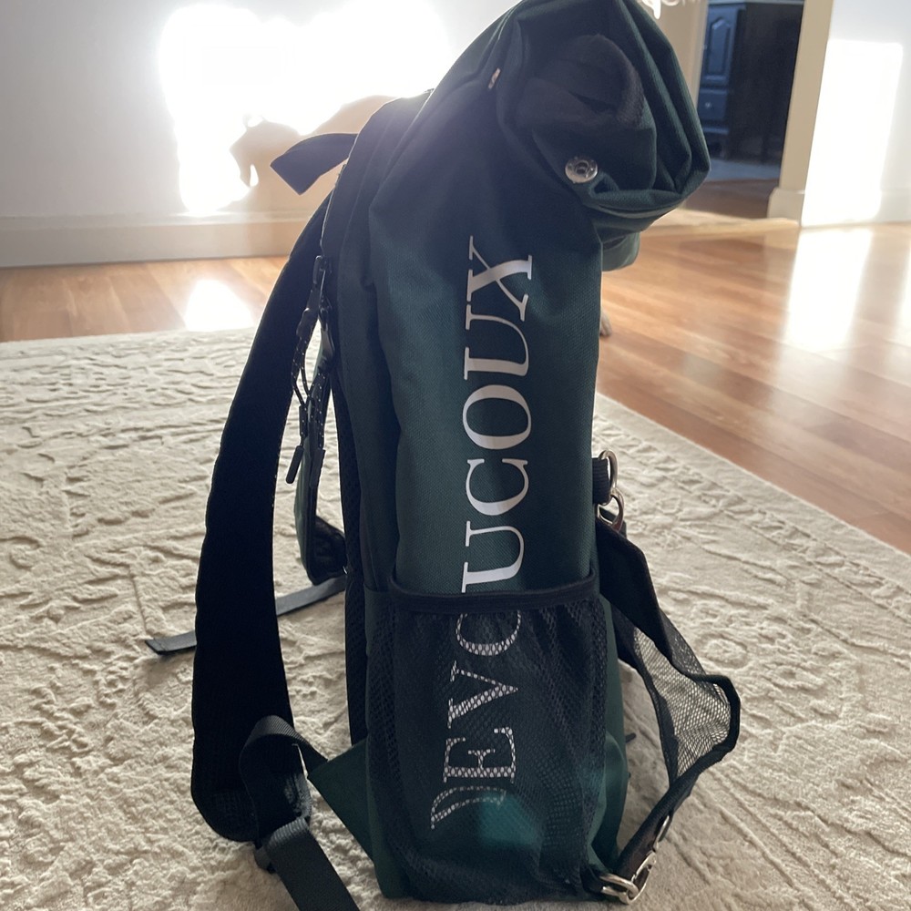 NEW Devoucoux Waterproof Green Backpack
