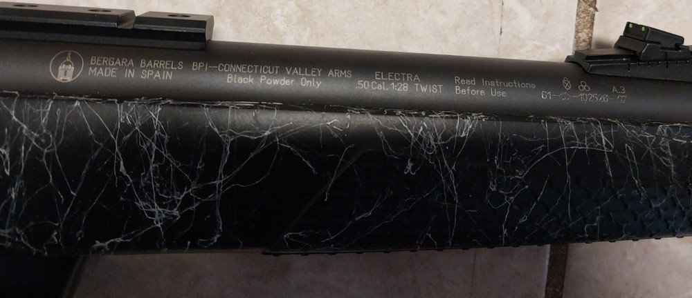 CVA Electra Muzzleloader Black Powder .50 Caliber 1:28 Barrel - No Breech Plug