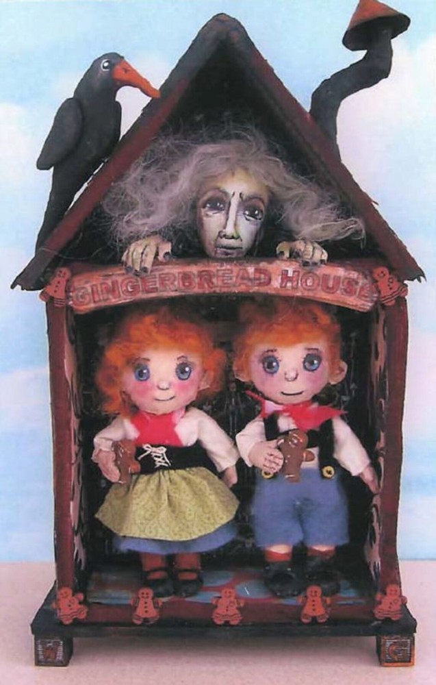 "Gingerbread House" Cloth Doll Pattern by Susan Barmore
