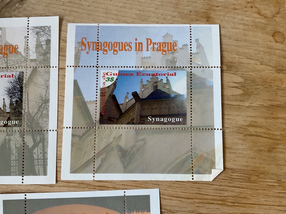 Synagogues mounted mint stamp sheets A23773