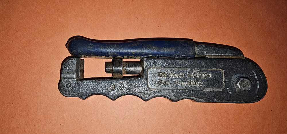 Cable Pro/Digicon Linear Compliant Connector Assembler Tool LCCT-1 USED working