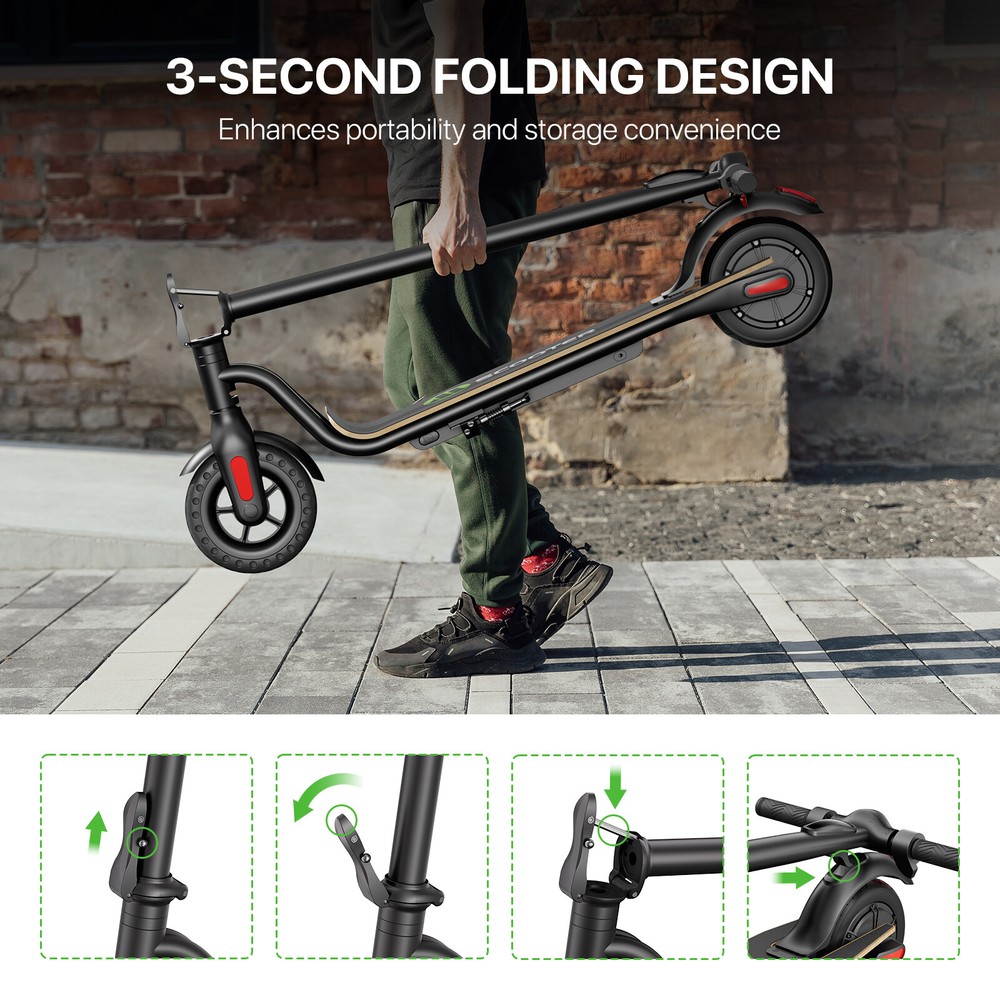 2025 Electric Scooter Adults Foldable Long Range Safe Urban Commute E Scooter US
