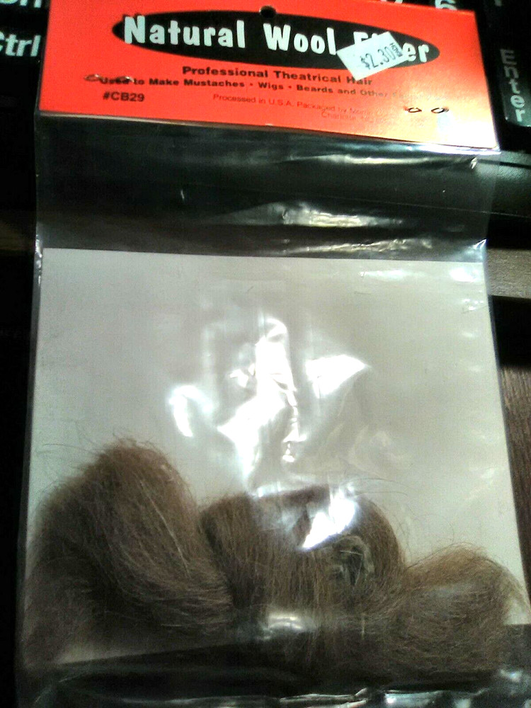 Morris~Natural Wool Fiber (Real)