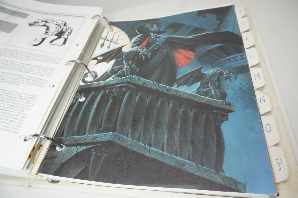 Monsters Compendium Binder AD&D Vol 1 & 2
