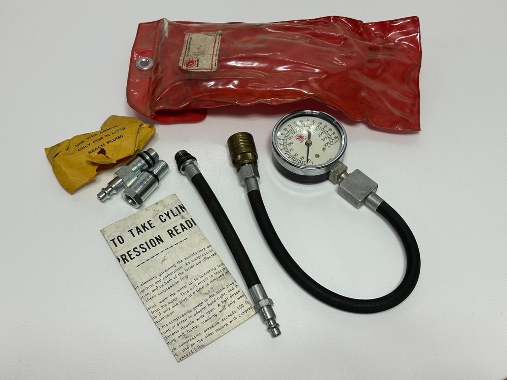 Matco Tools USA CT65 Professional Compression Tester Complete Set w/ Kit Bag