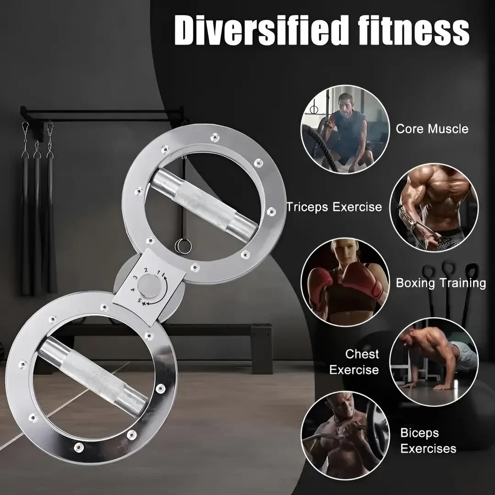 Rotating Burn Machine, Forearm & Shoulder Workout, 10lb Rotating Arm Trainer