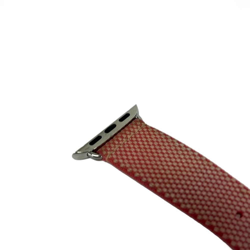 HERMES Cream Pink Nylon Accessory