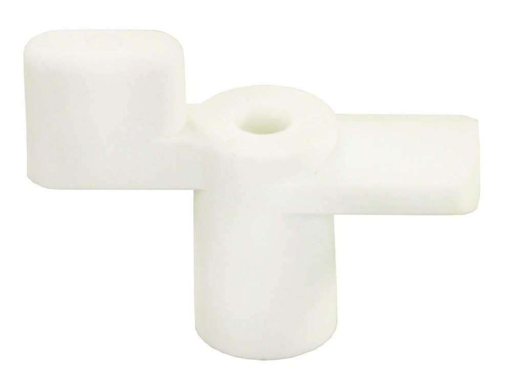 11835 White 1/2" Fold Down Entry Door Hold