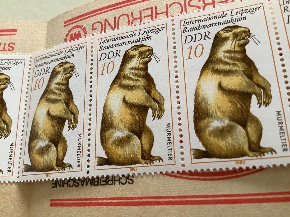 German Democratic Republic mint never hinged 1982 stamps booklet Ref 50002