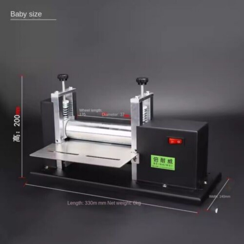 Electric Hand-cranked Small Leather Extraction Machine Leather Laminating